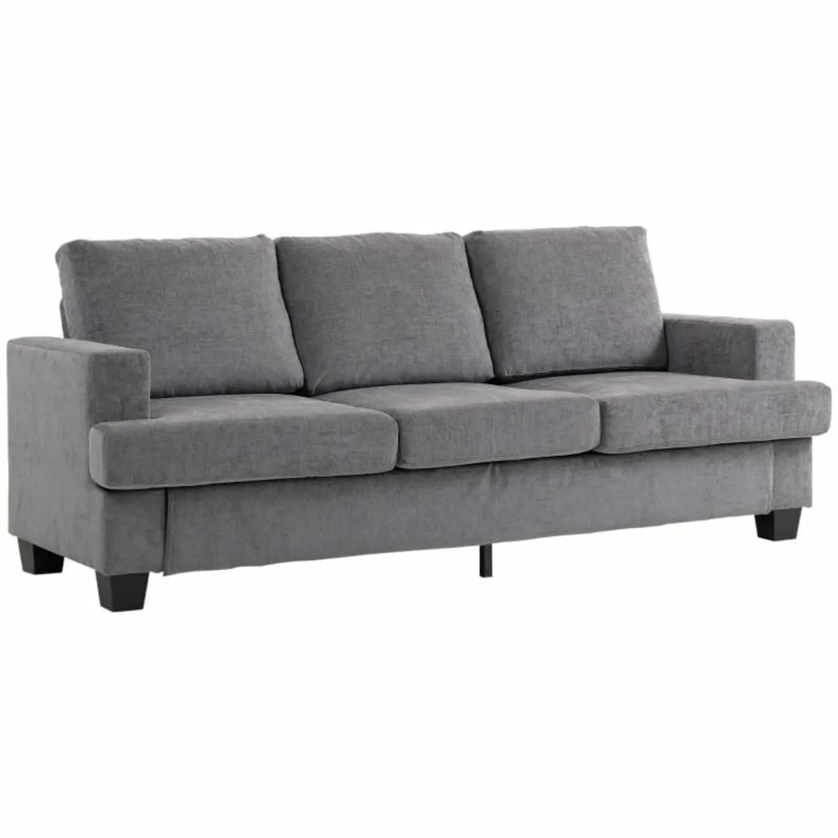 3-seater sofa, living room sofa for 3 people, fabr - Image 4