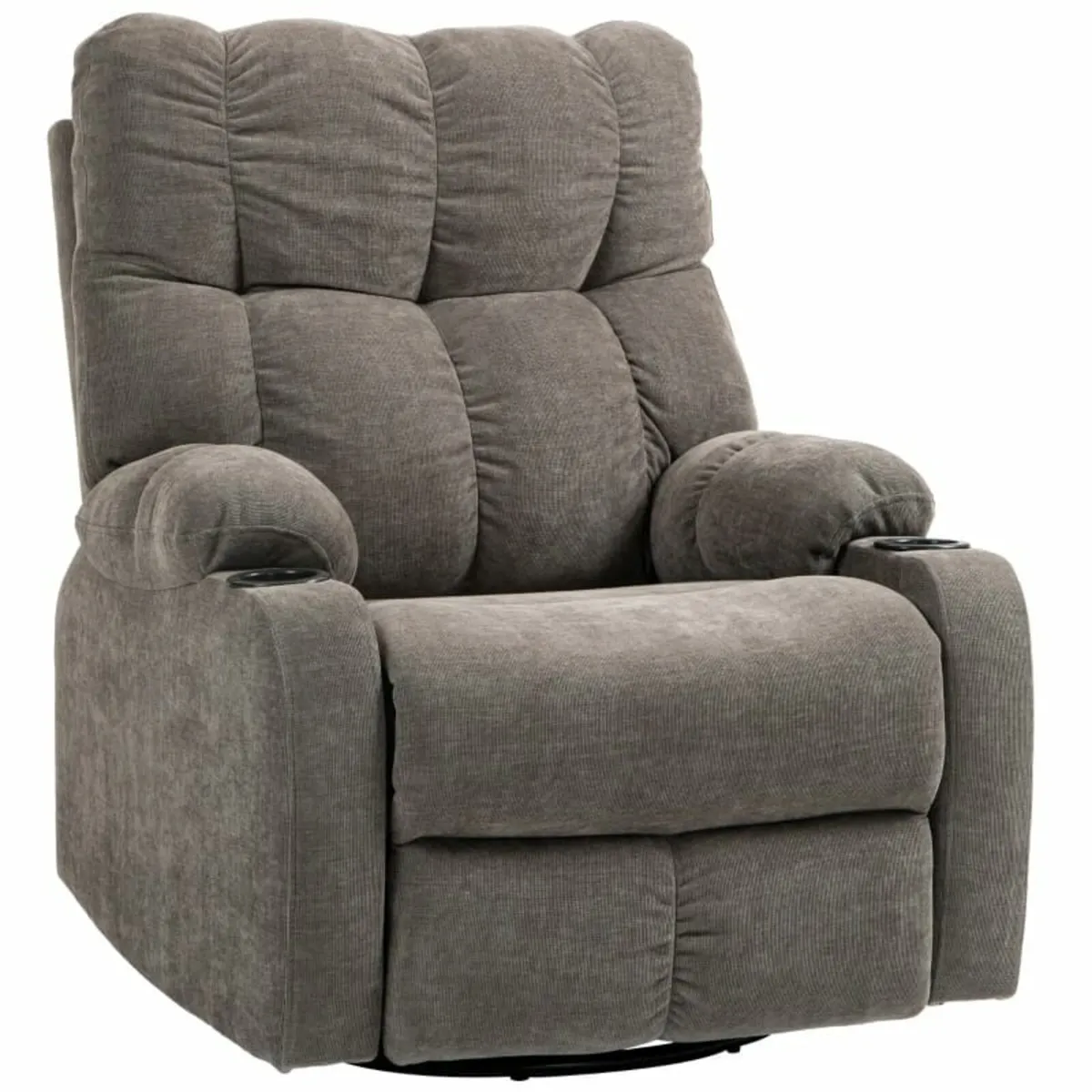 Recliner with Footrest, Reclining Chair, Swivel, u - Image 3