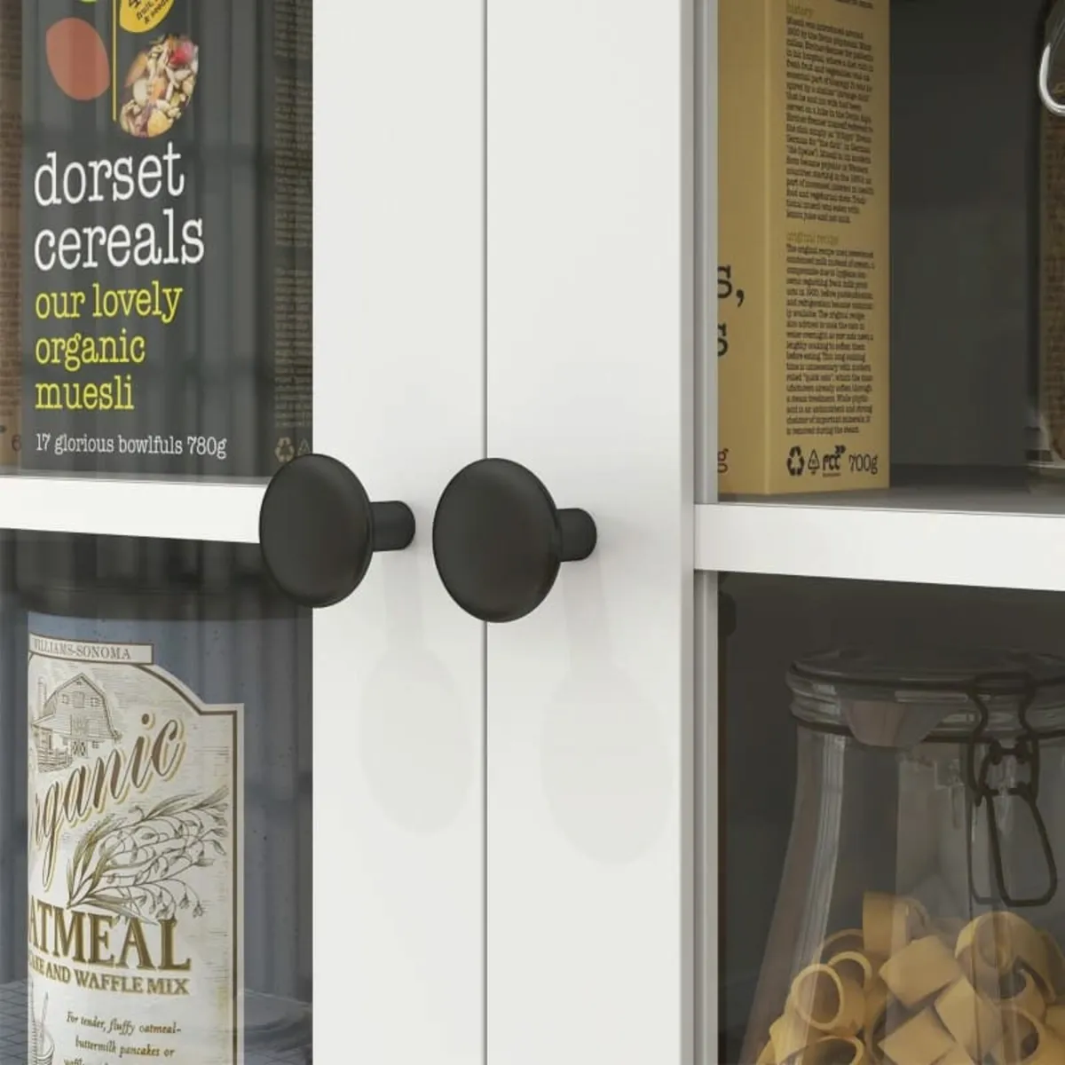 Freestanding Kitchen Cabinet with Worktop for Micr - Image 3