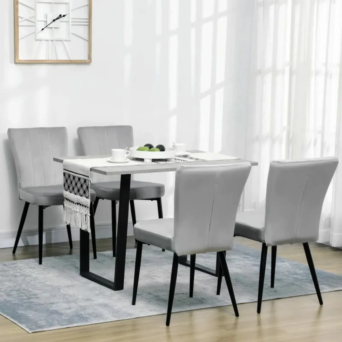 4-piece set dining chairs, accent chairs for kitch - Image 2