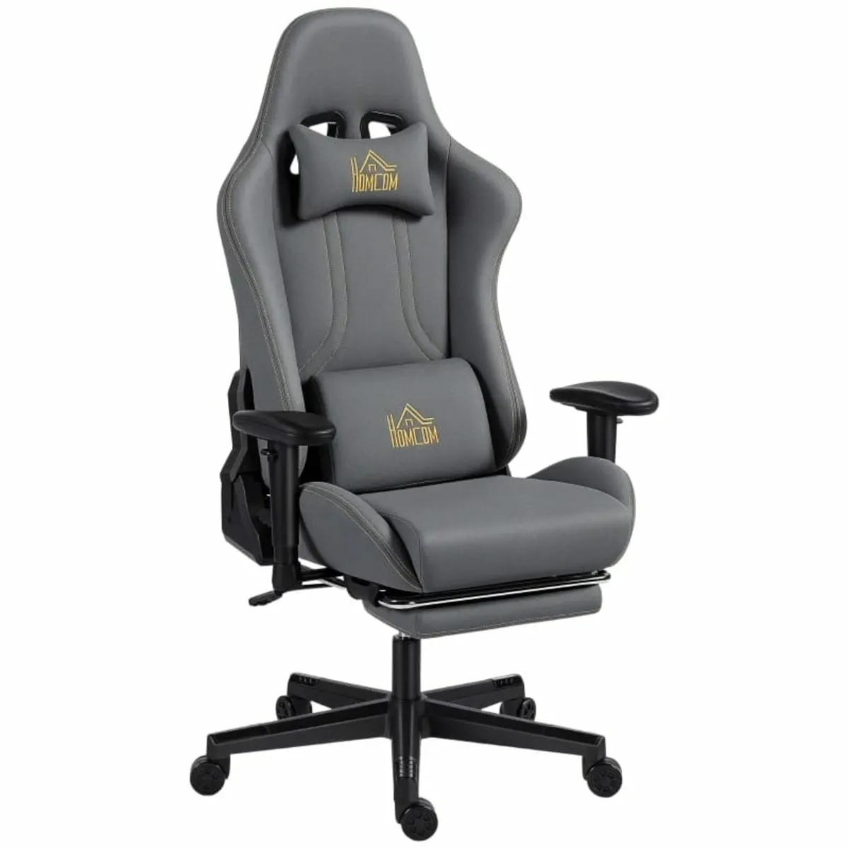 Ergonomic gaming chair with 3D armrests, adjustabl - Image 1