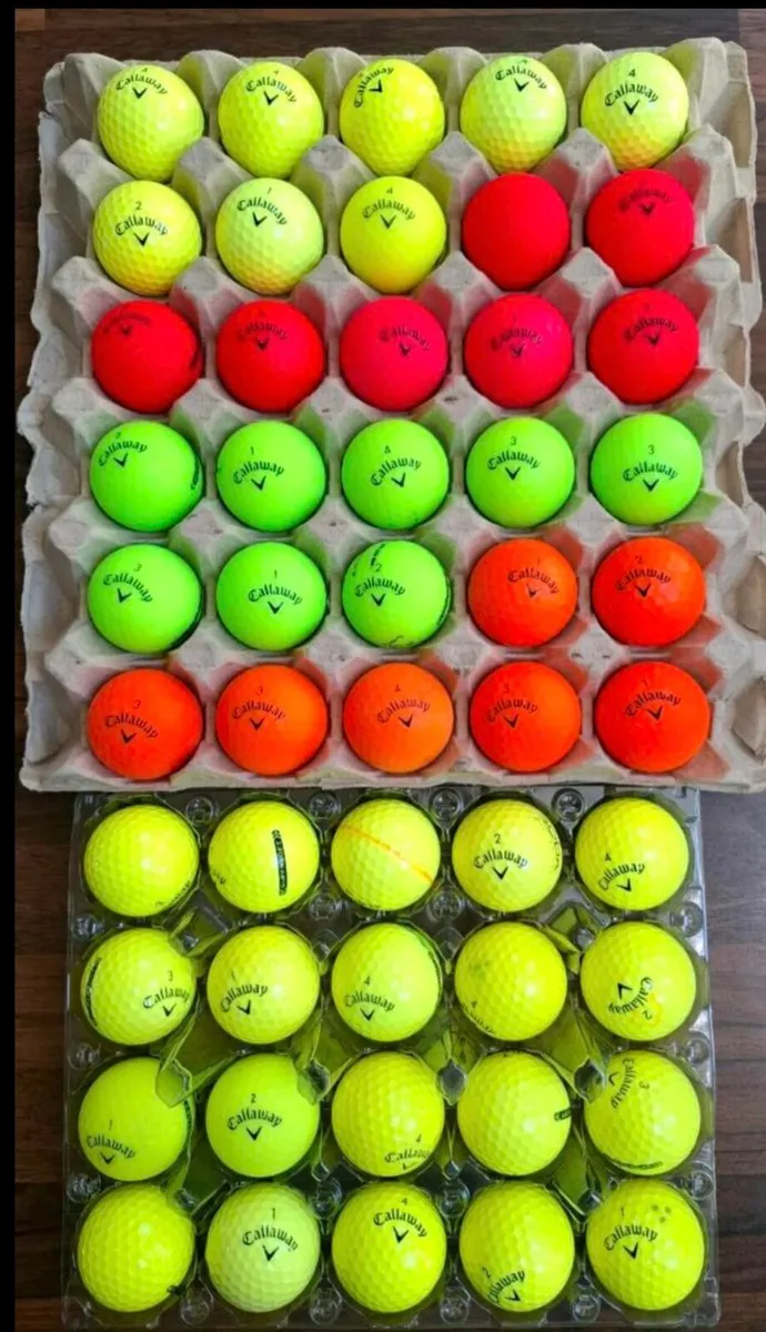 50 COLOURED CALLAWAY SUPERSOFT