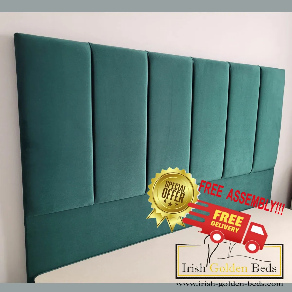 ANY HEADBOARD HEIGHT  Ottoman Storage Bed Gas Lift - Image 2