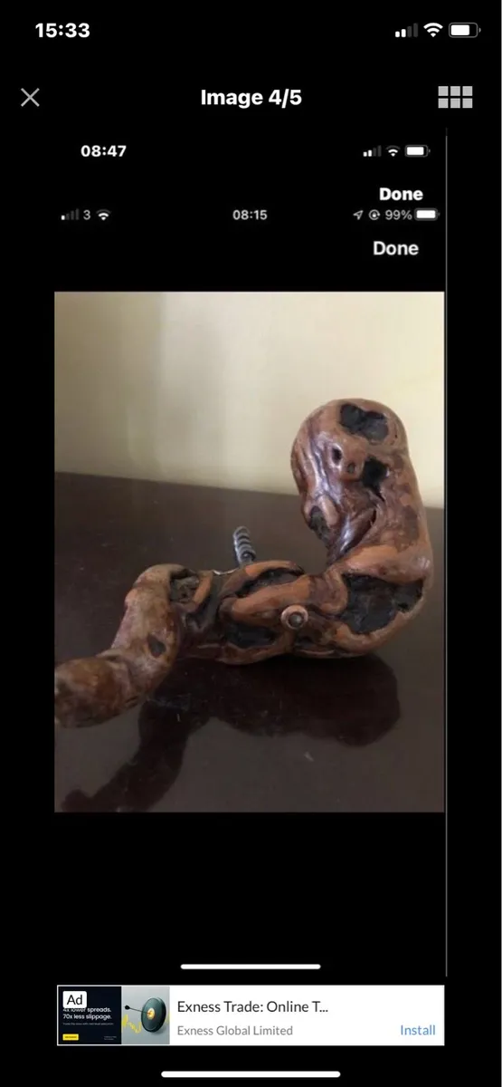 Vintage Twisted Timber Corkscrew - Image 4