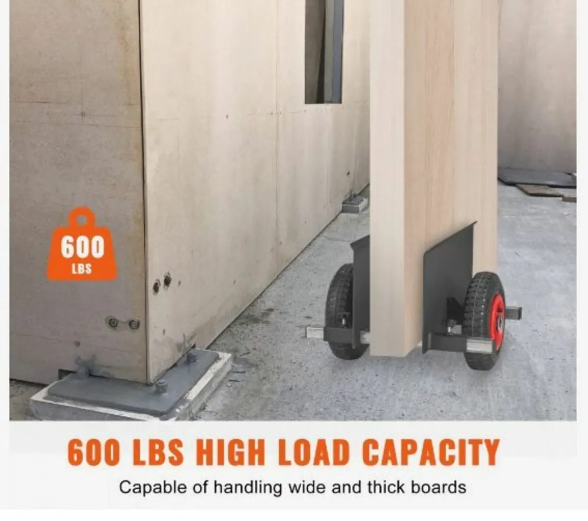 Panel Dolly 272 kg Drywall Door Cart - Image 2