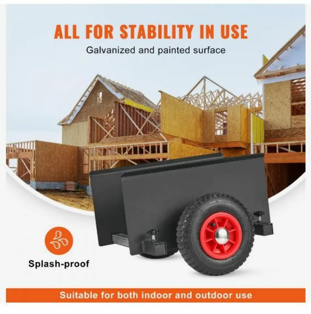 Panel Dolly 272 kg Drywall Door Cart - Image 3