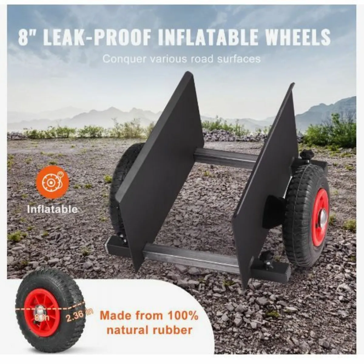 Panel Dolly 272 kg Drywall Door Cart - Image 4