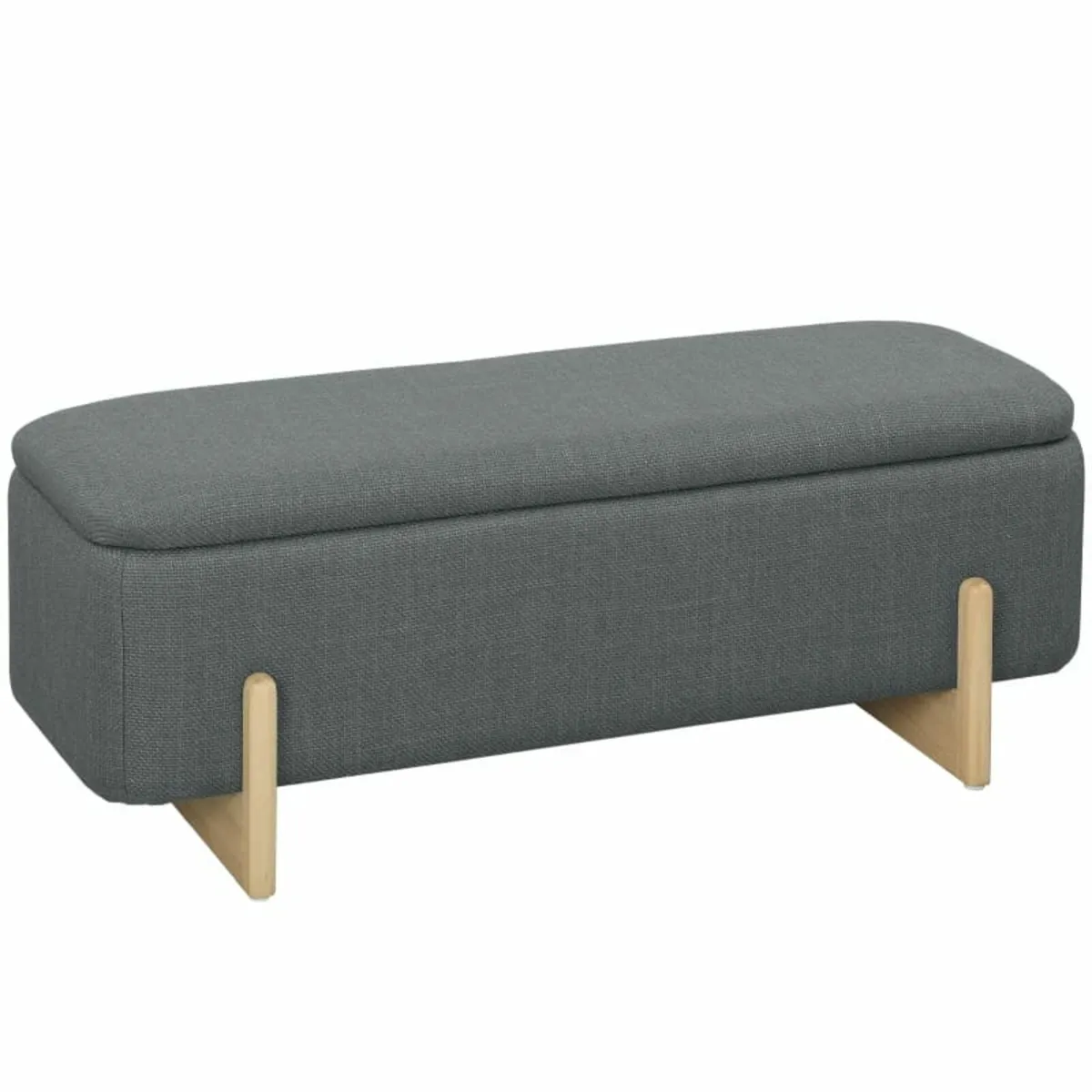 Storage stool with storage, bench with foam paddin - Image 2
