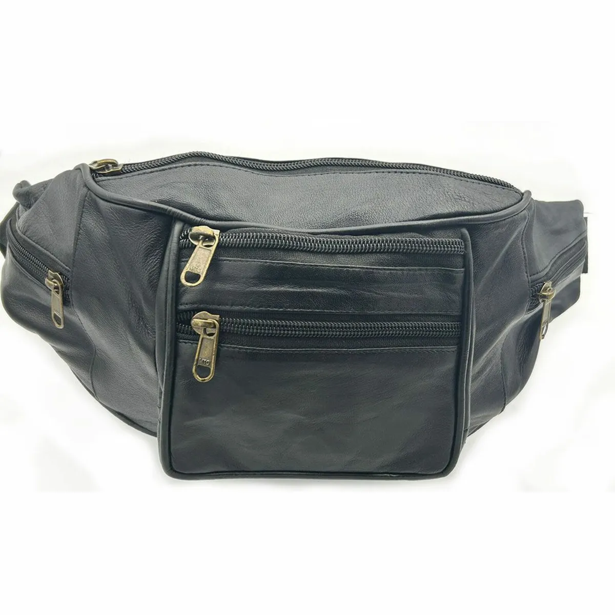 Real Leather Waist Bag Bum Bag for Men & Women - Image 3