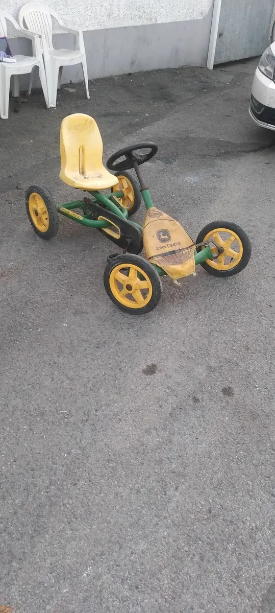 John deere go cart read add price too sell - Image 1
