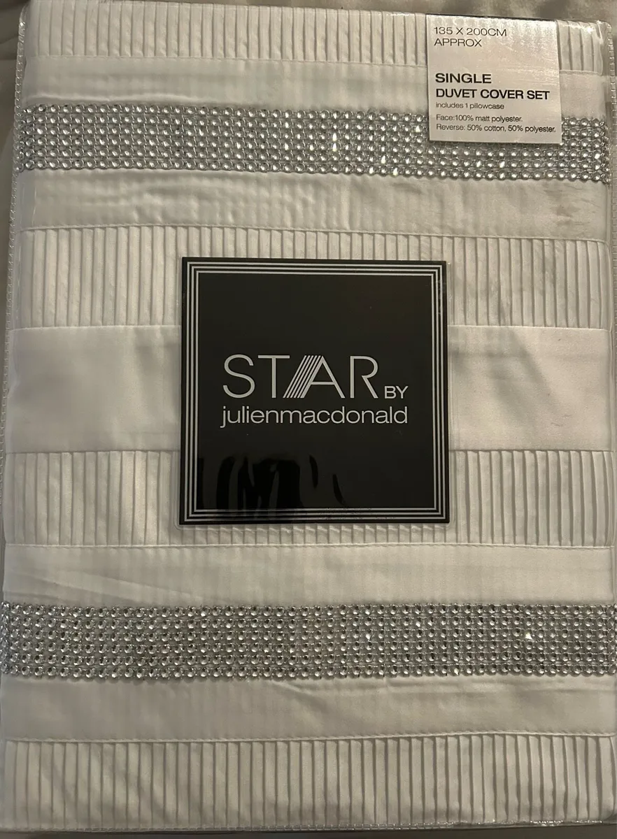 Julian McDonald designer Single Duvet set - Image 2