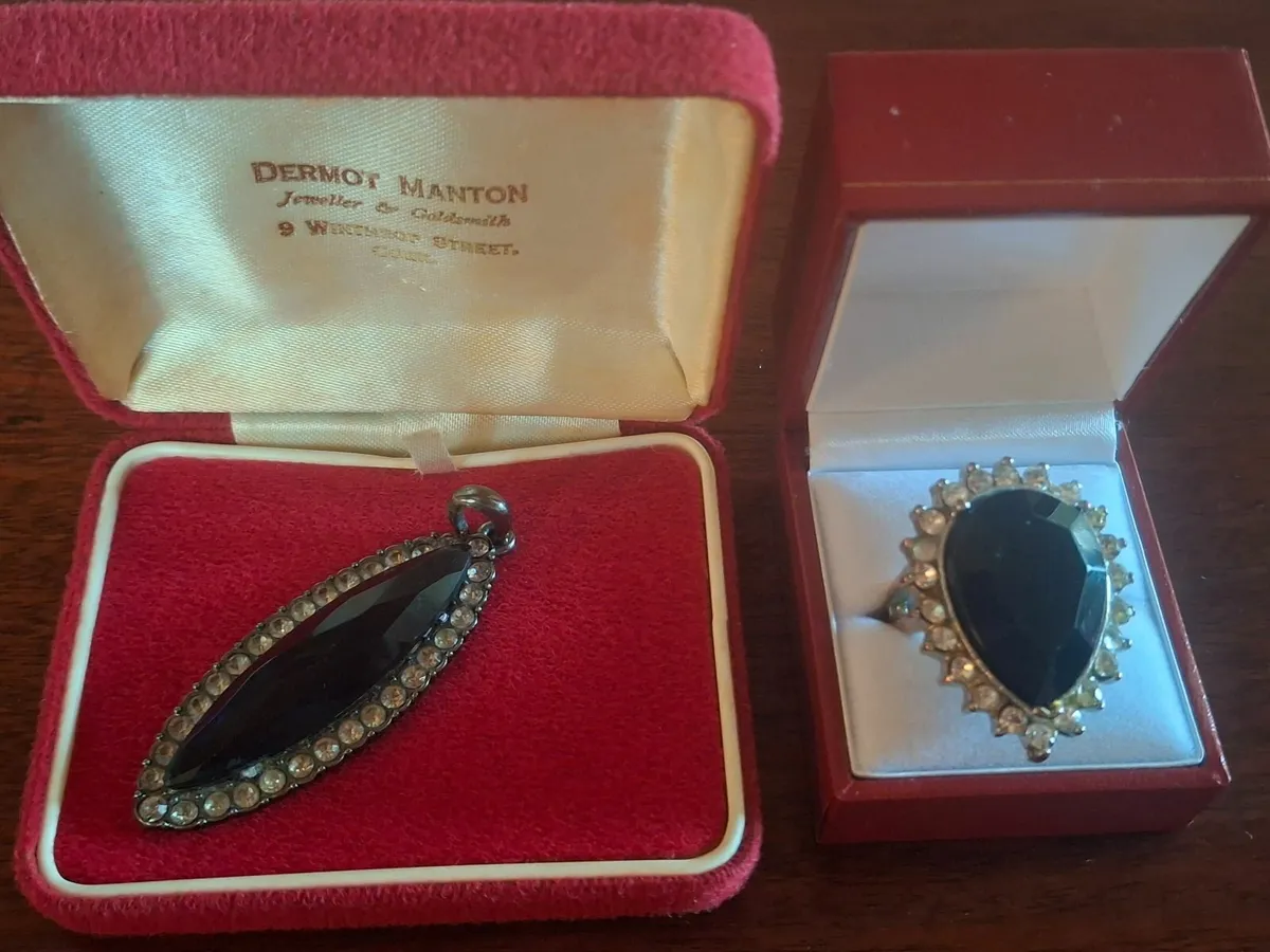 Vintage Black Rhinestone ... - Image 2