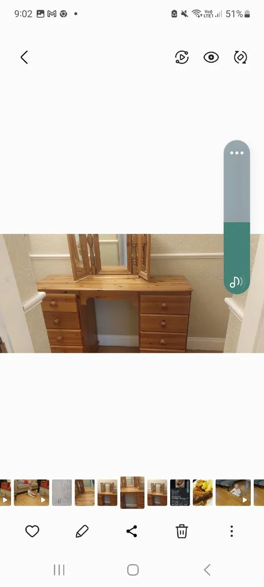 Pine dressing table - Image 2