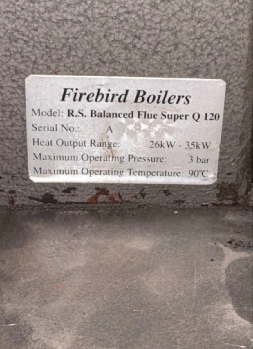Firebird Kerosene Oil Boiler For Sale - Image 3