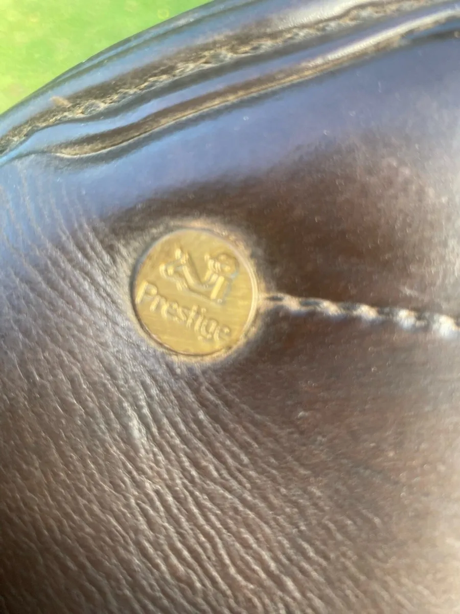 Prestige brown Leather saddle - Image 1
