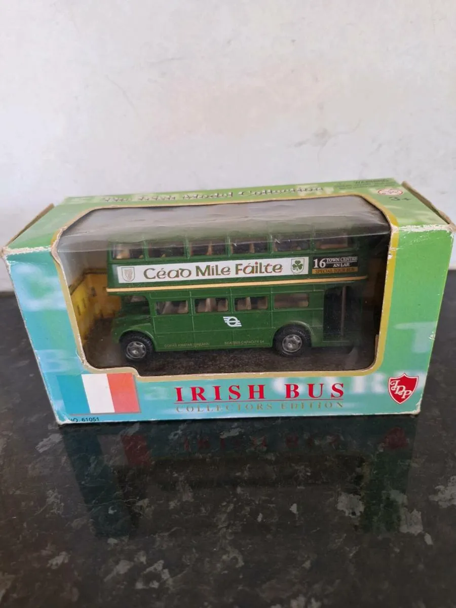 Vintage diecast Irish Model Collection bus - Image 1