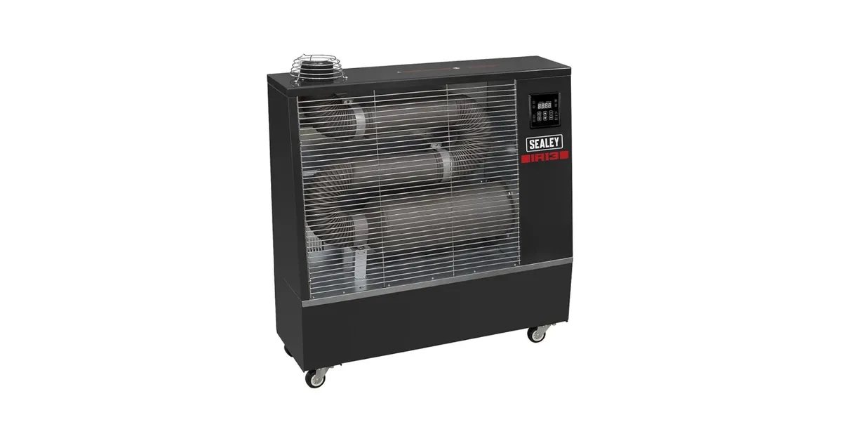 Sealey Industrial Infrared Diesel Heater Garge - Image 1