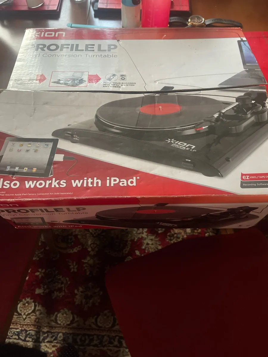 Ion Profile LP Vinyl Conversion Turntable - Image 1