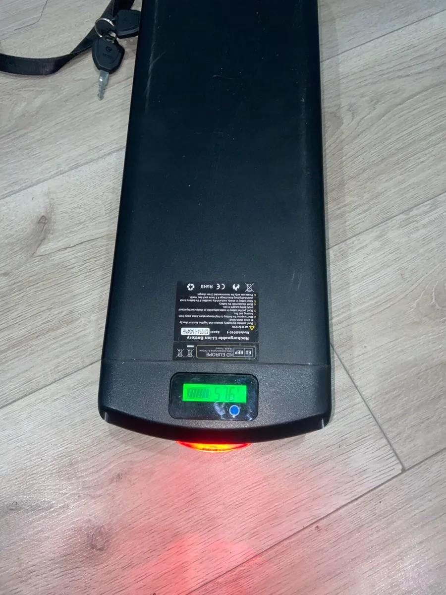 High Capacity Ebike Battery 52v 27Ah Rear Rack - Image 2