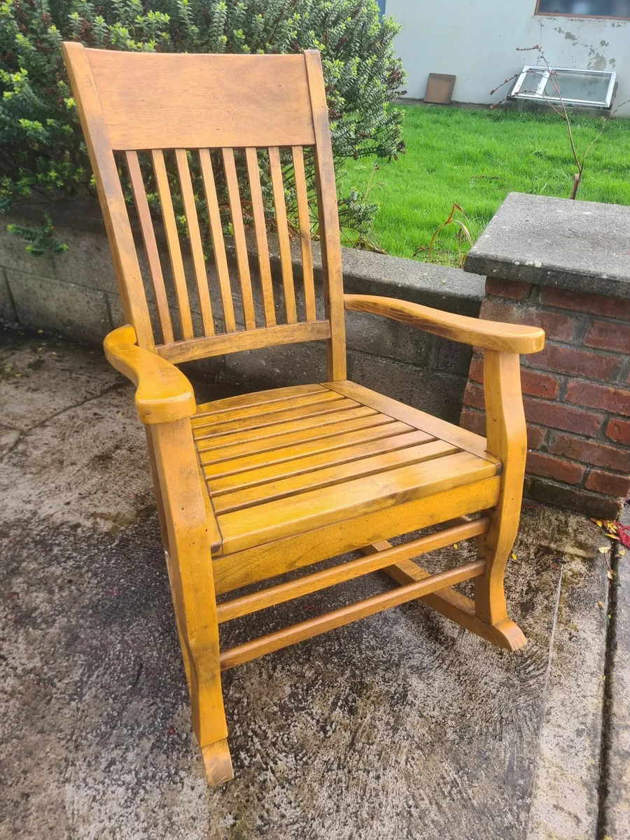 Wooden Rocking chair - Image 1