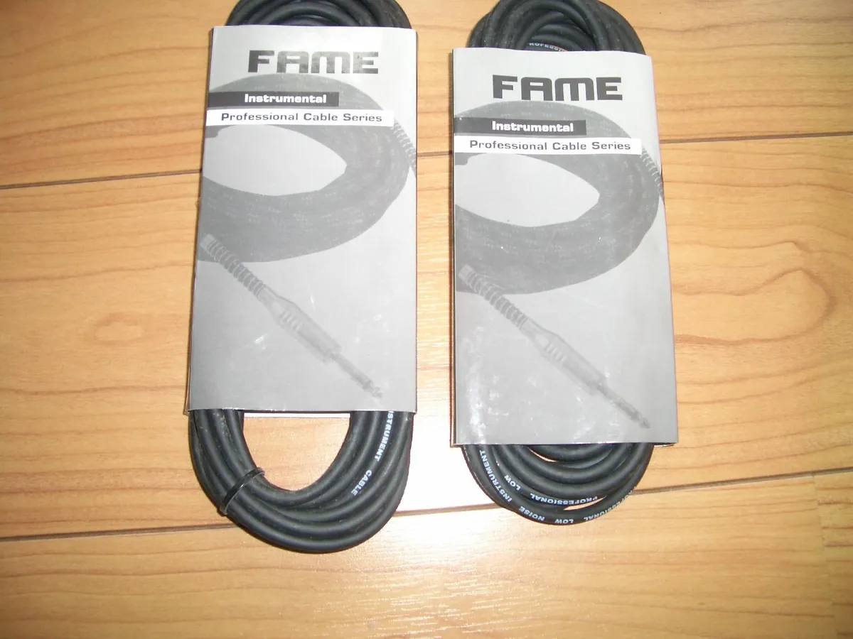 2 NEW INSTRUMENT CABLE LEADS