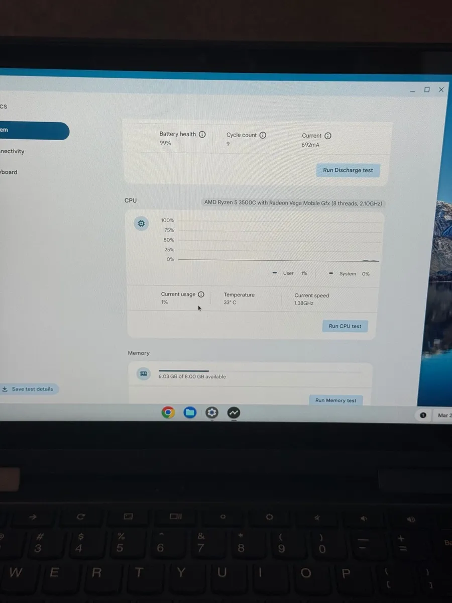 Lenovo Yoga C13 ChromeBook 2in1 Laptop Ryzen5/8GB - Image 3