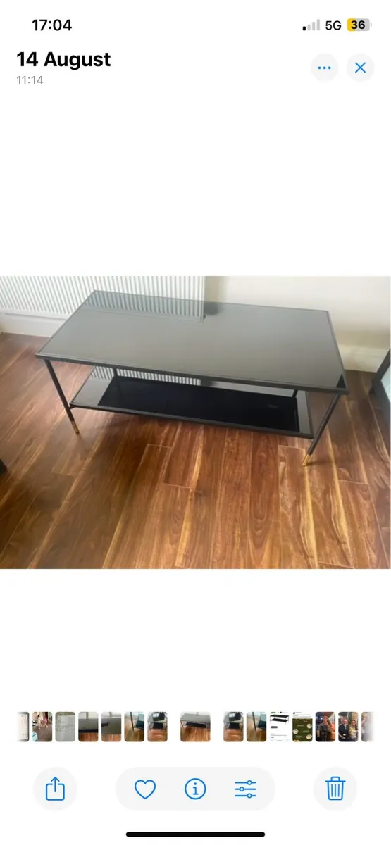IKEA Glass table - Image 2