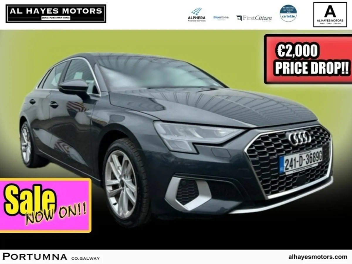 Audi A3 2024 SPORTBACK 30 SE 2.0TDI 116BHP *SALE N - Image 1