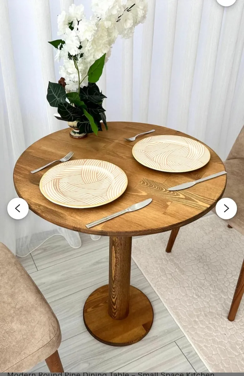 NEW Hand Crafted  Solid Oak Dining Table - Image 1