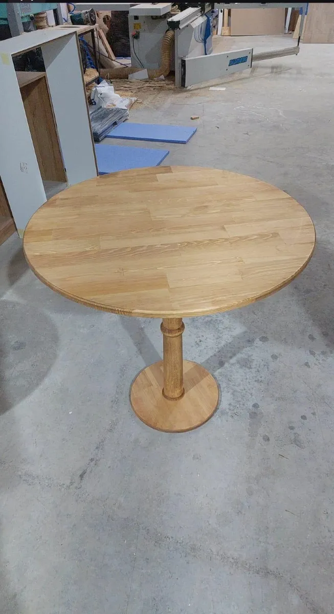 NEW Hand Crafted  Solid Oak Dining Table - Image 3