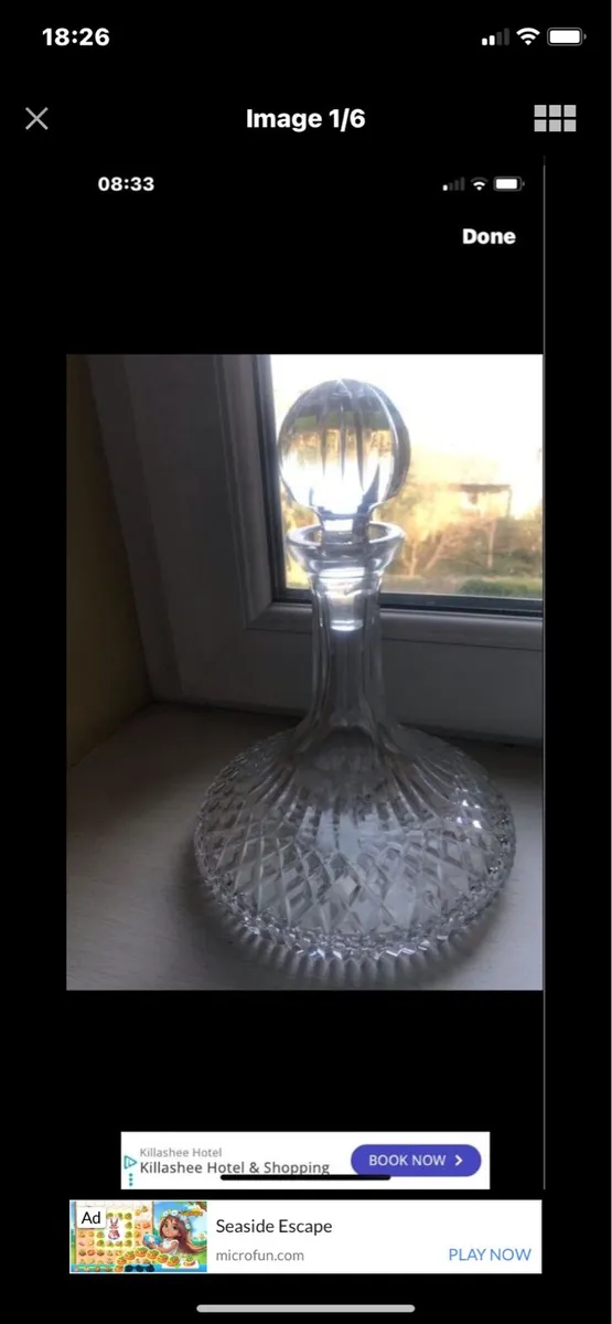 Waterford Crystal ‘Tramore’ Ships Decanter - Image 1