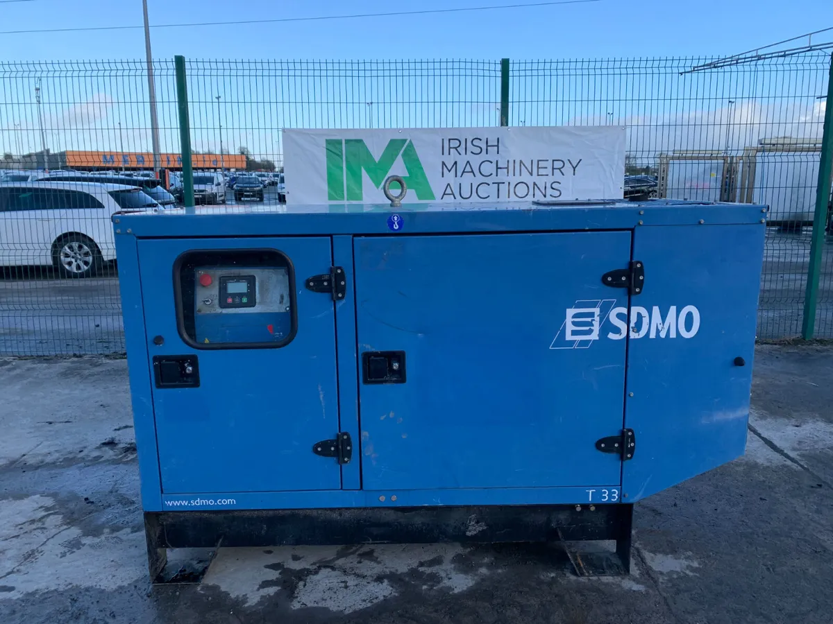 BID ONLINE NOW - SDMO 33KVA DIESEL GENERATOR - Image 1