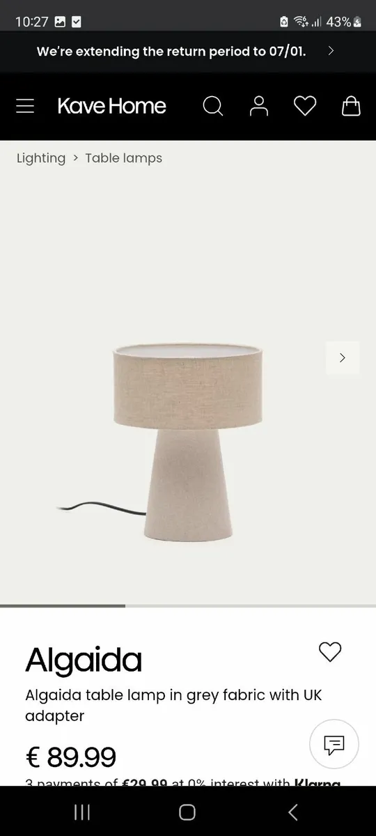 Table lamps - Image 1