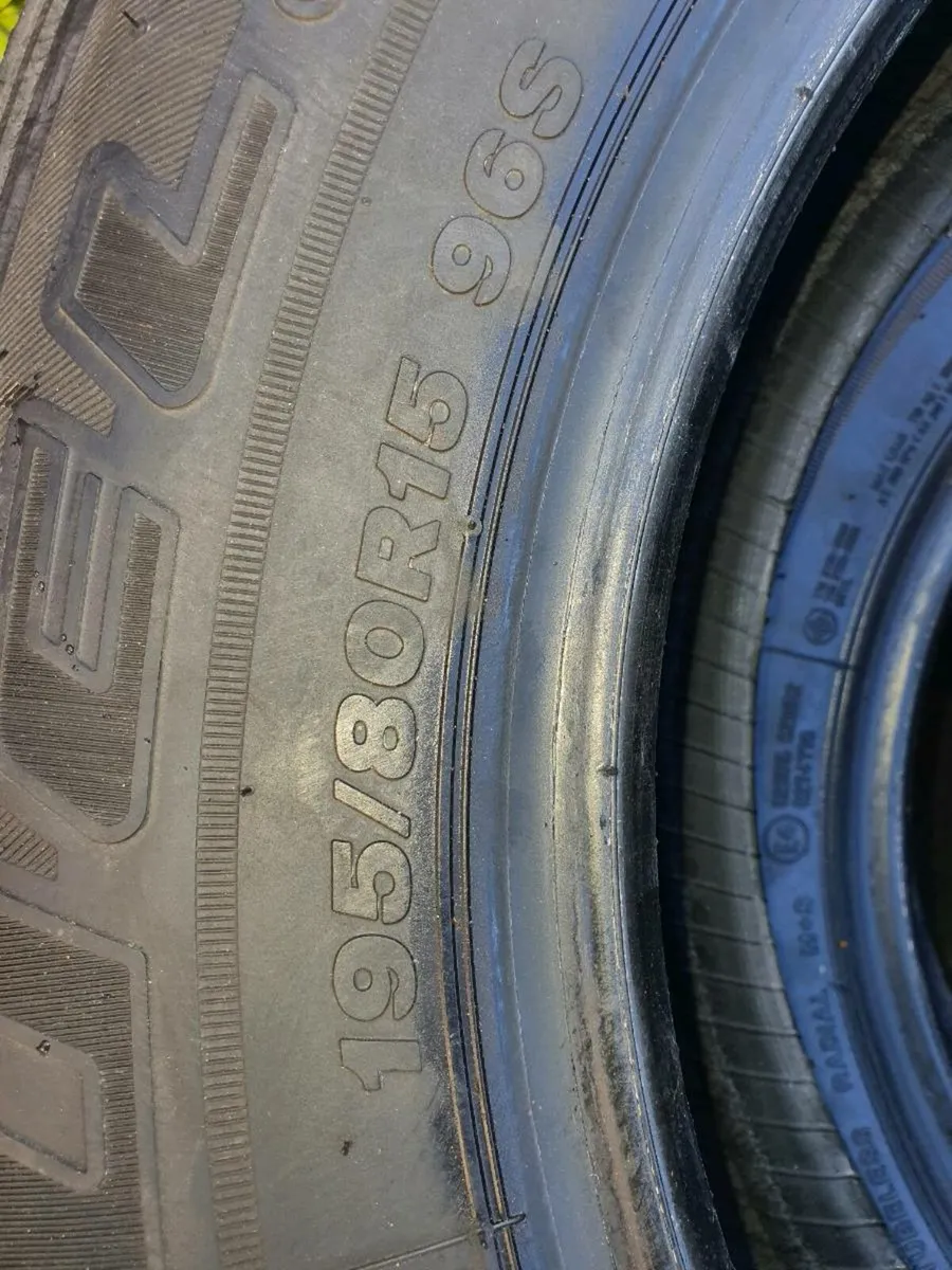 Bridgestone tyres nearly new - Image 2