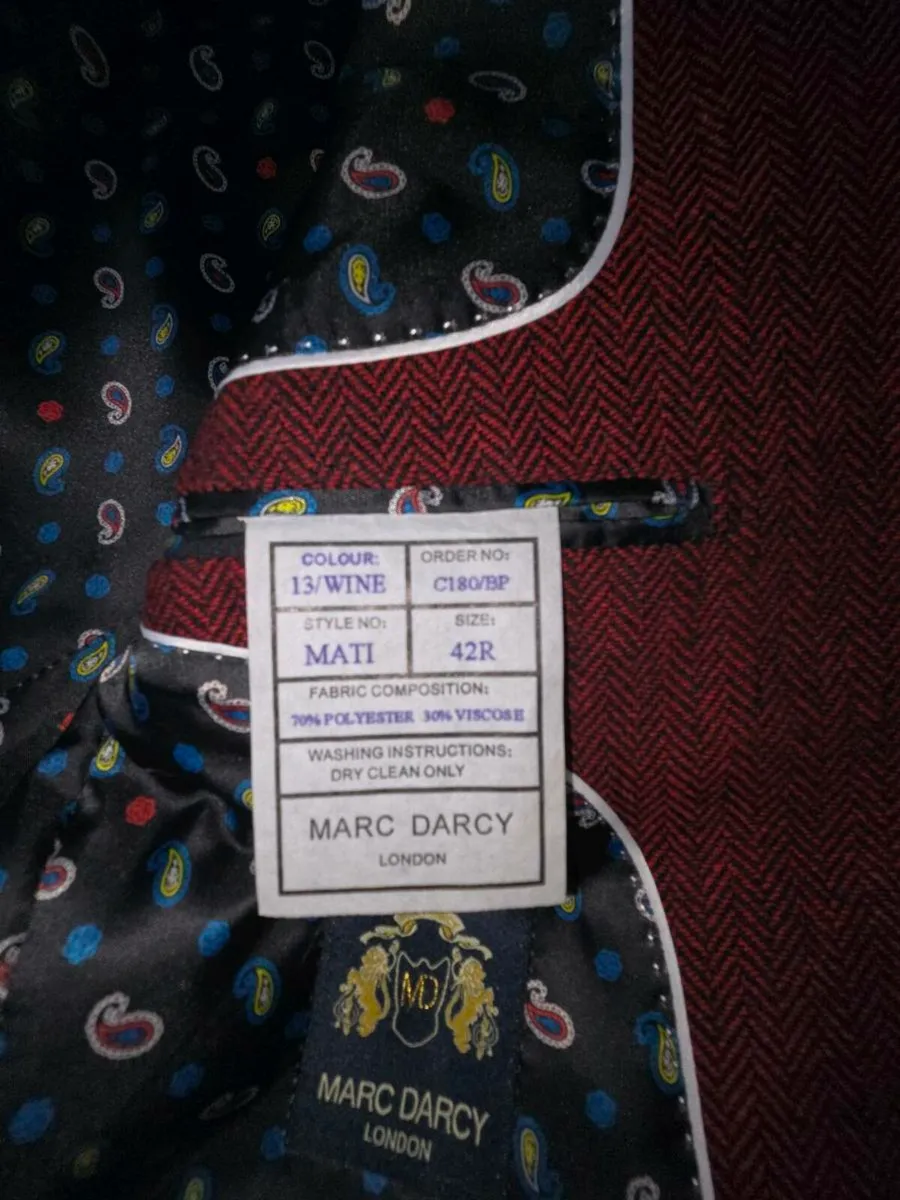 Marc D'Arcy London Men's party Blazer - Image 2