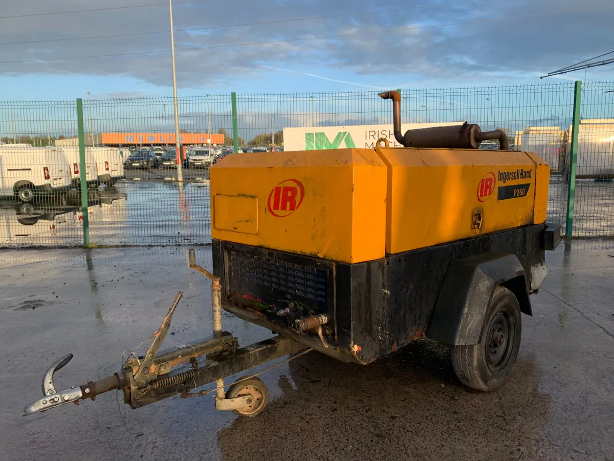 1999 INGERSOLL-RAND P260 COMPRESSOR FOR AUCTION - Image 1