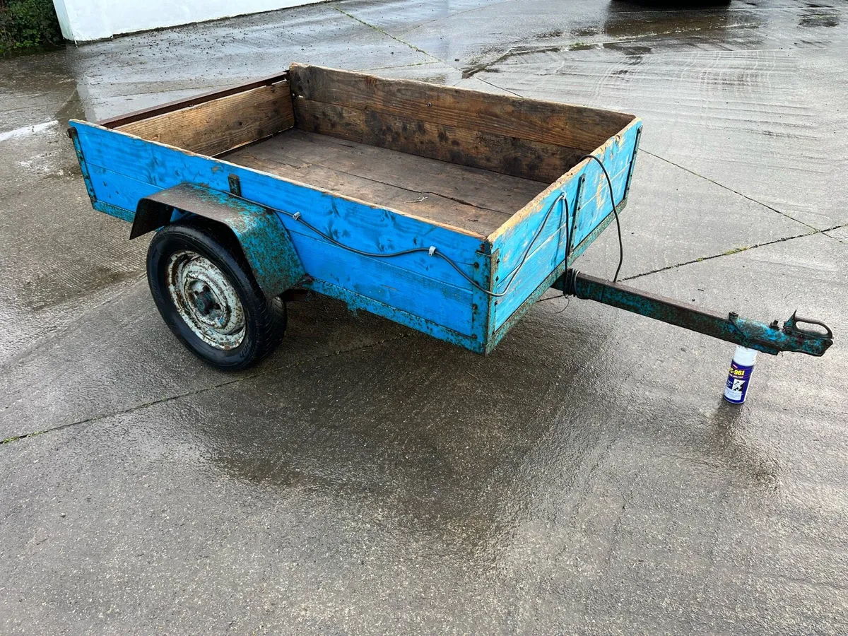 6ftx4ft Single axle car trailer - Image 3
