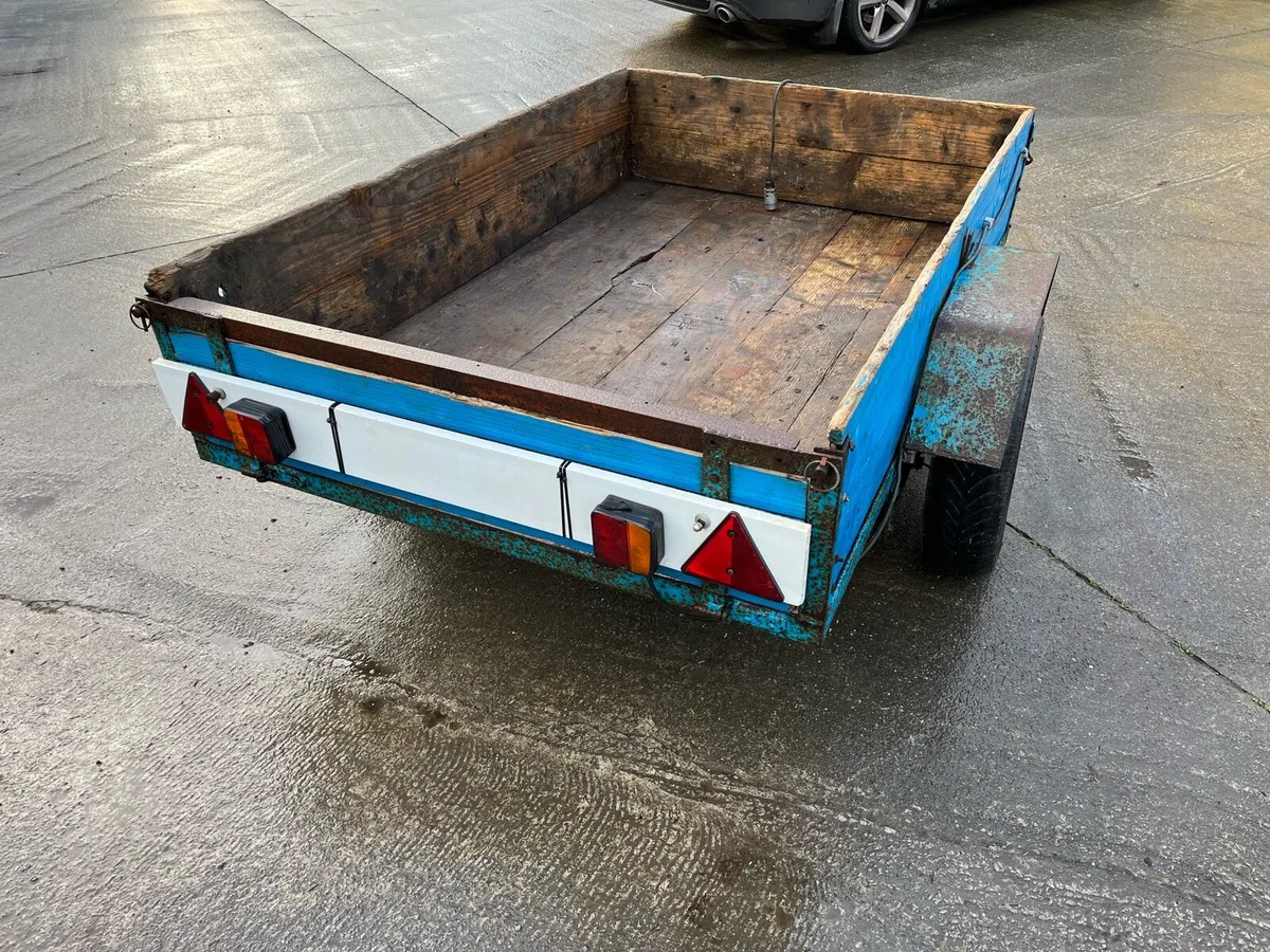 6ftx4ft Single axle car trailer - Image 4