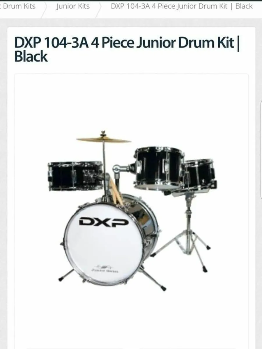 DXP 104 3A 4 Piece Junior Drum Kit - Image 4