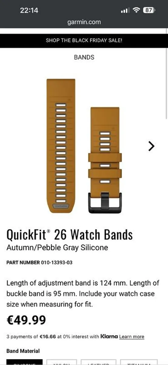 Garmin Watch Straps - 26mm - Image 3