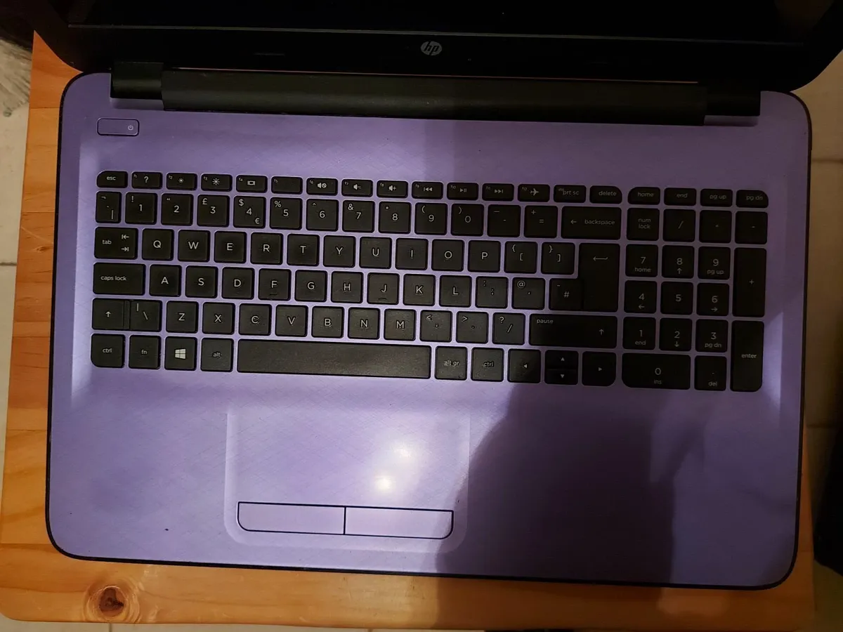 HP 15.6 inch Laptop, Purple, 4GB, 1 Terrabyte HDD, - Image 2
