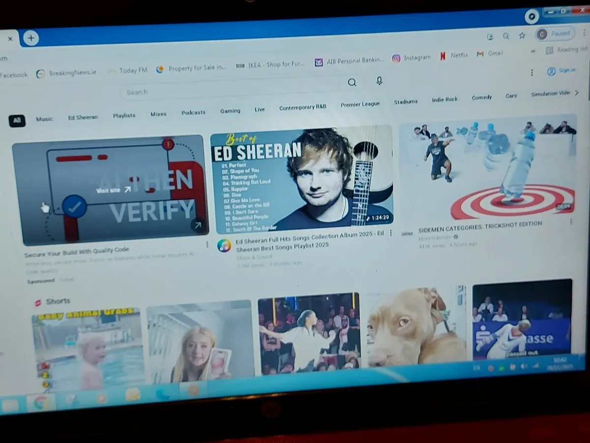 HP Pavillion G6 Laptop, RED, 6GB Ram, 500GBHDD - Image 2