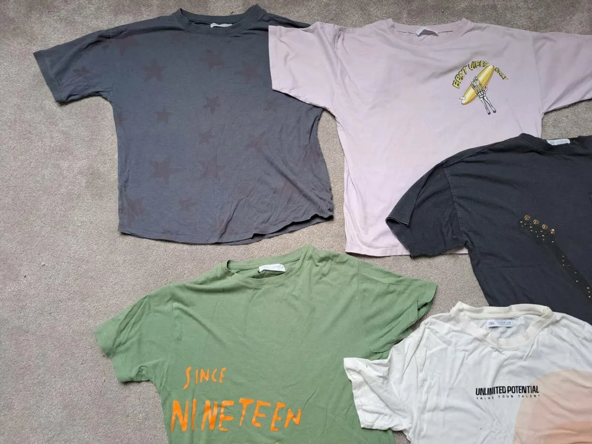 Zara boys Tshirt Bundle 11-12 - Image 3