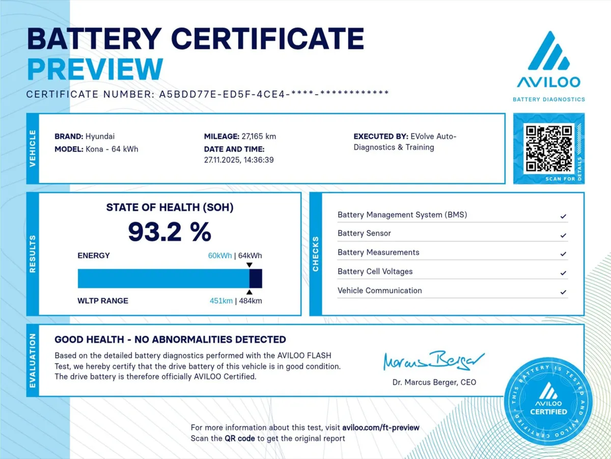 HYUNDAI KONA PREMIUM EV (93% Battery Life) - Image 2
