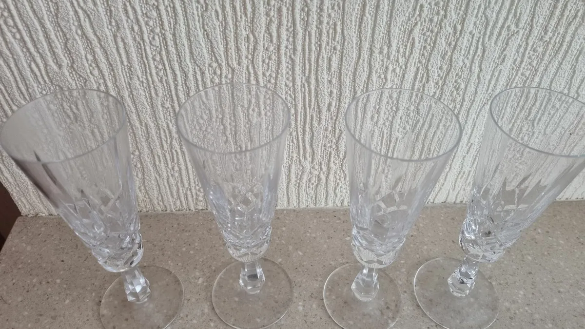 Waterford Crystal Champagne Glasses 4 - Image 2