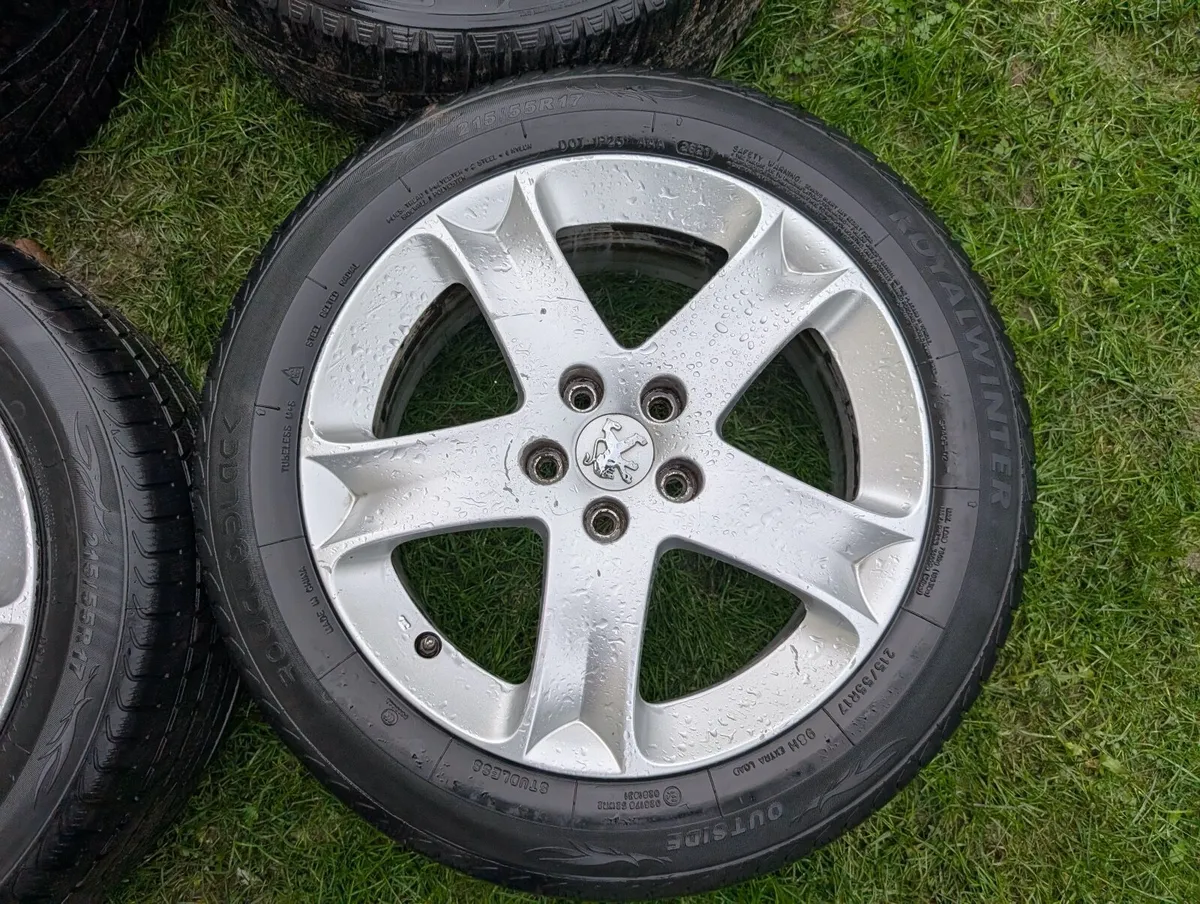 R17 5X108 genuine PEUGEOT COSMOS alloy wheels - Image 2