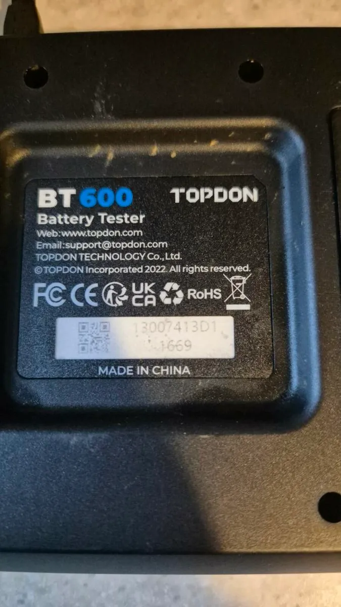Topdon bt600 tester - Image 2
