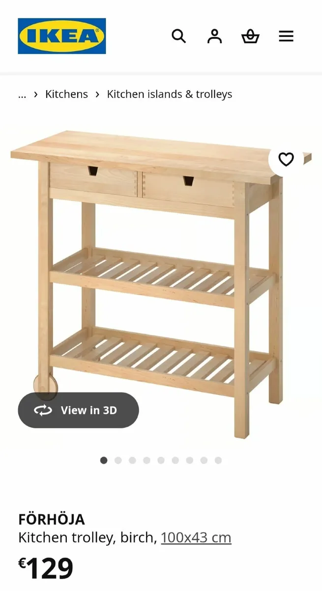 Kitchen unit - trolley - storage - Image 2