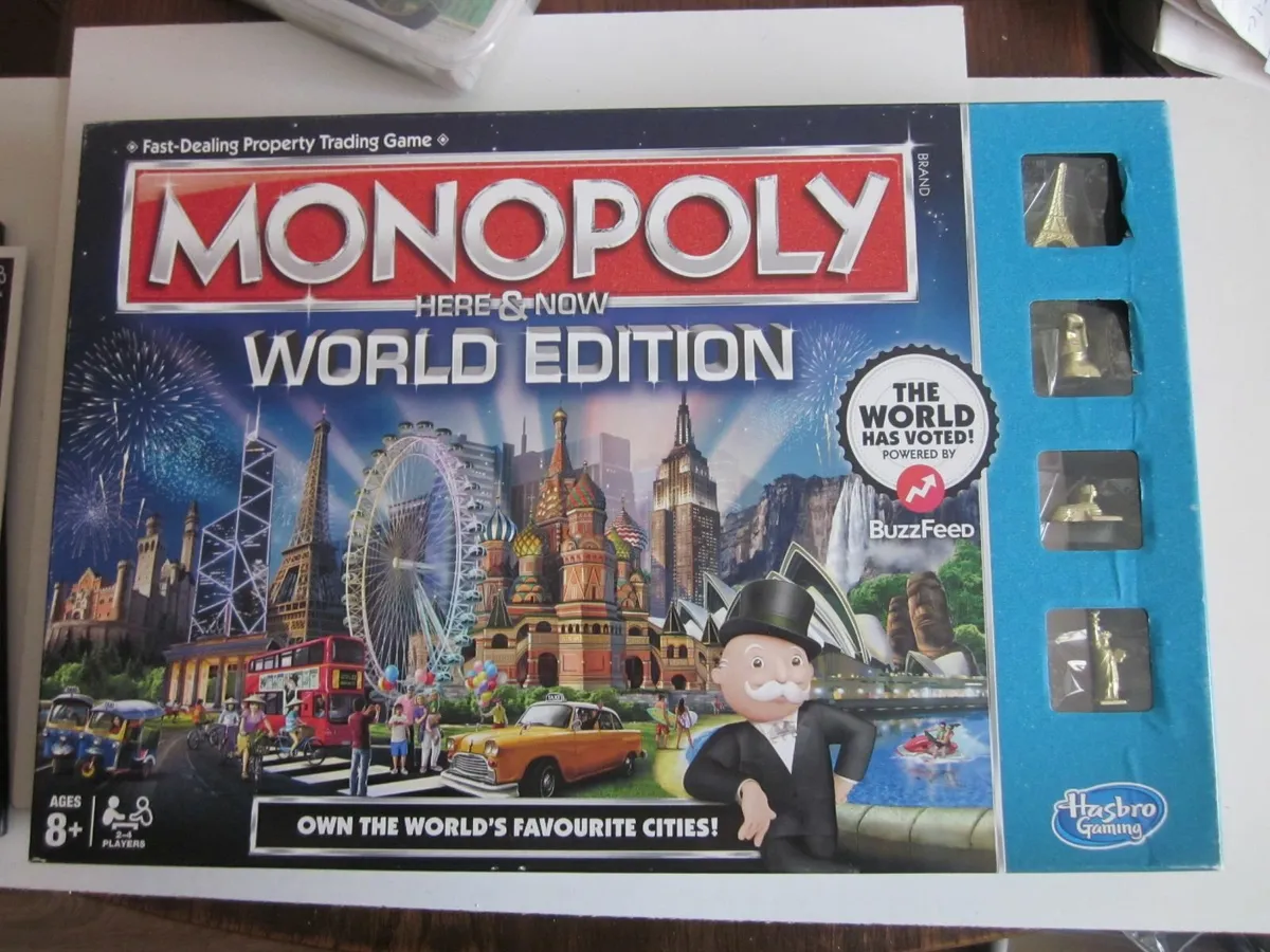 Monopoly Here and Now World Edition Game - Image 1