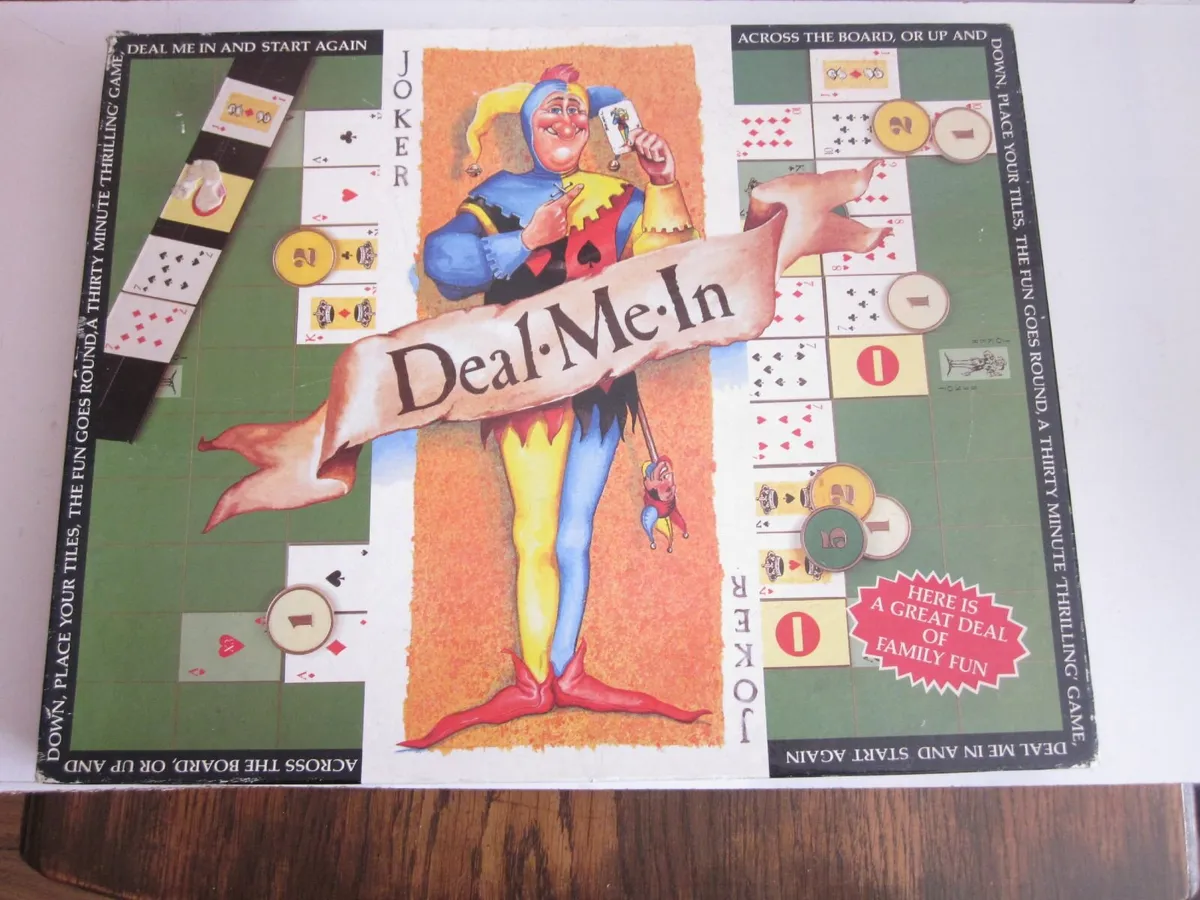 Deal Me In Vintage Board Game 1988 Noraut Limited - Image 1